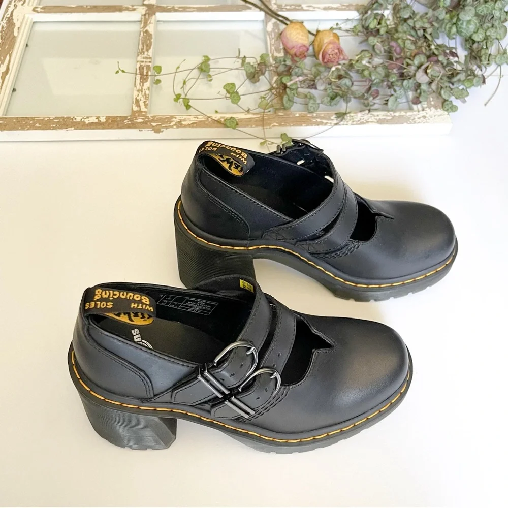 NEW Dr. Martens Platform Heel Mary Jane - Picture 4 of 13